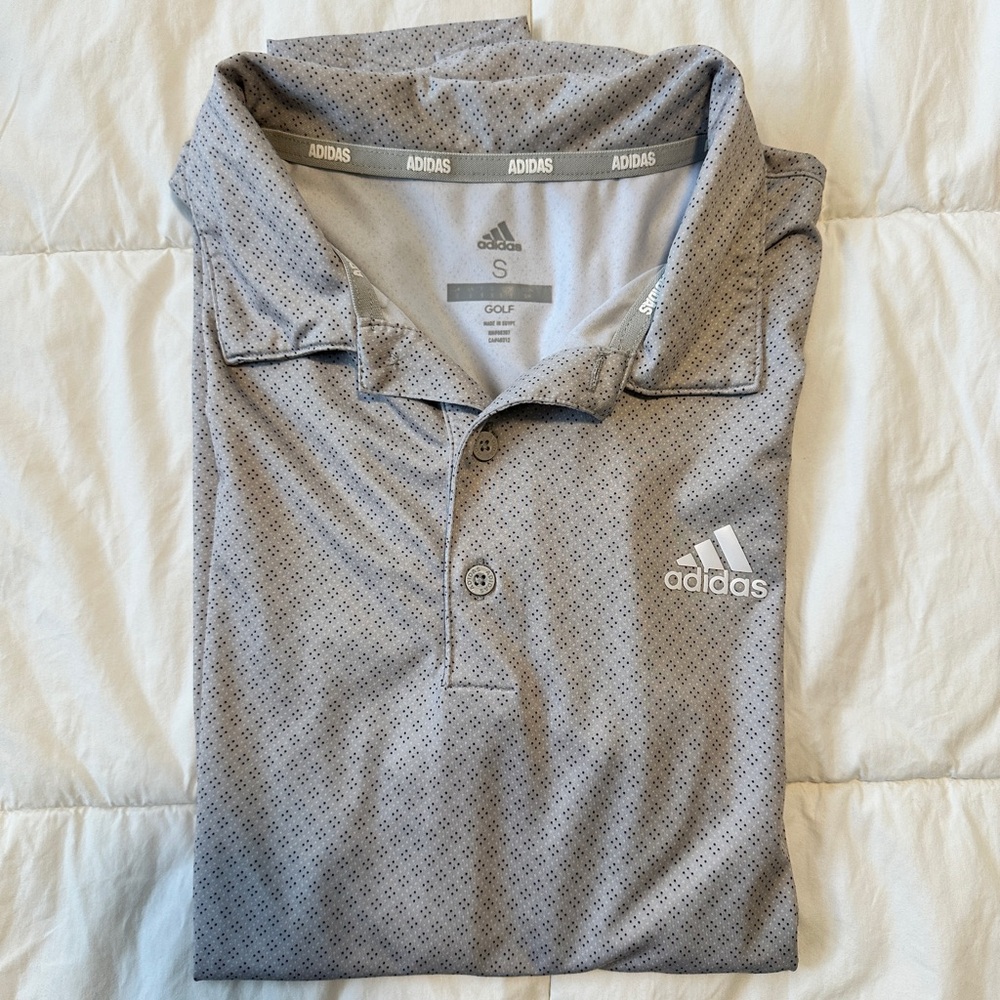 Adidas Golf Men's Gray Polo Shirt